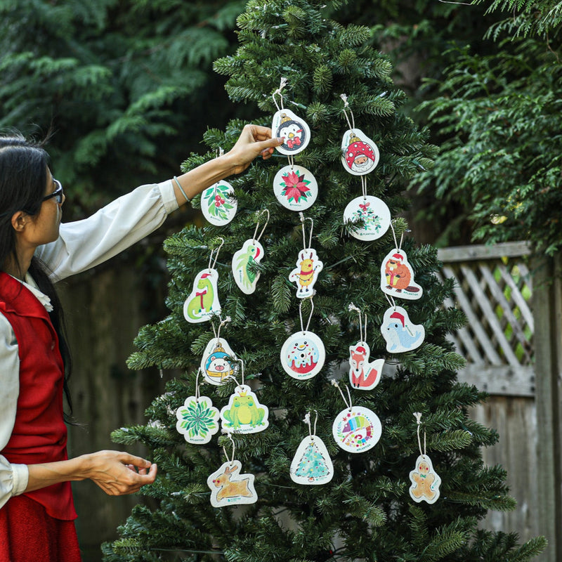 Set of 9 Holiday Ornaments Pop up Sponge (Holiday Exclusive)