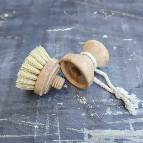 Refillable Sisal Dish Hand Brush
