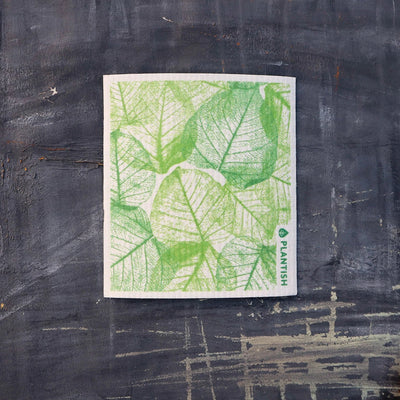 Green vessel reusable Swedish dishcloth. Plastic free and eco friendly.