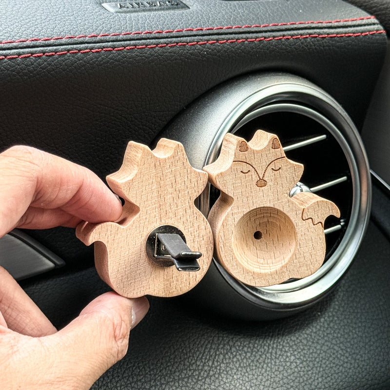 Fox - Wooden Essential Oil Diffuser | Incense Holder