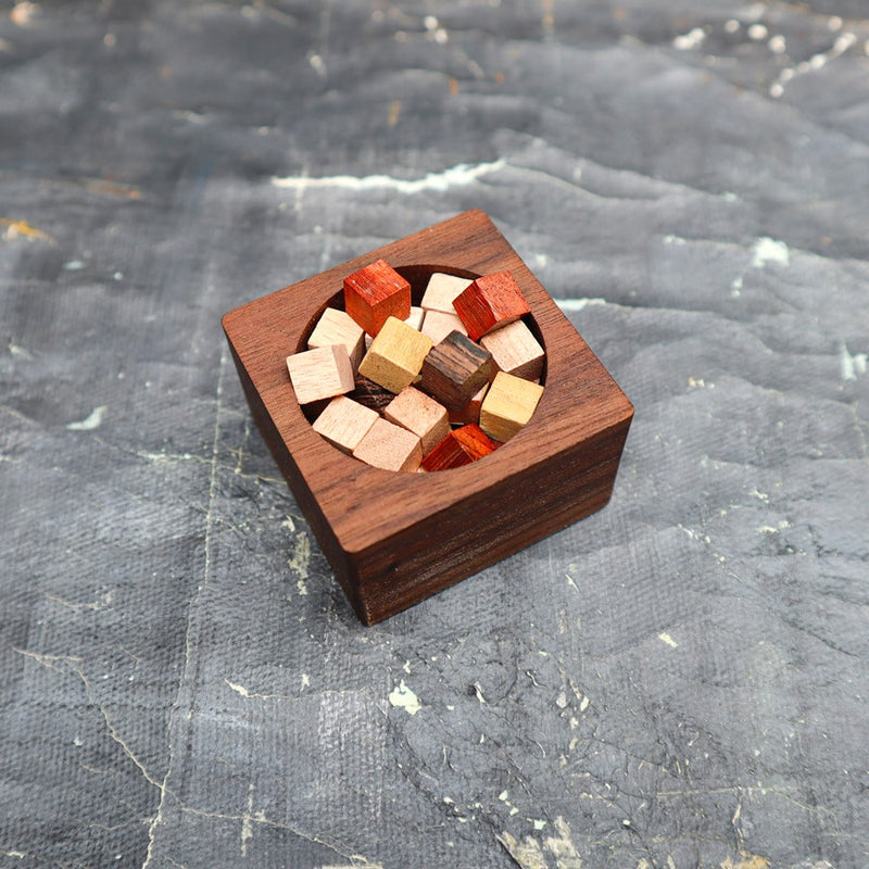 Scent Cube - Refillable Wooden Essential Oil Diffuser