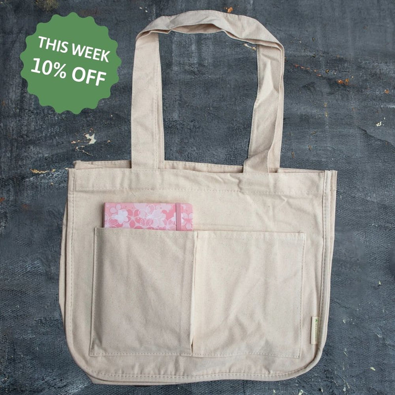 Multi-pocket Tote Bag