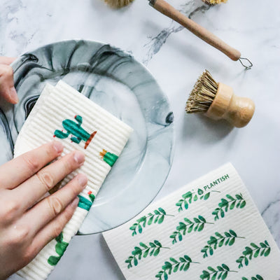 Potting Around - Swedish Sponge Cloth Set + Hook