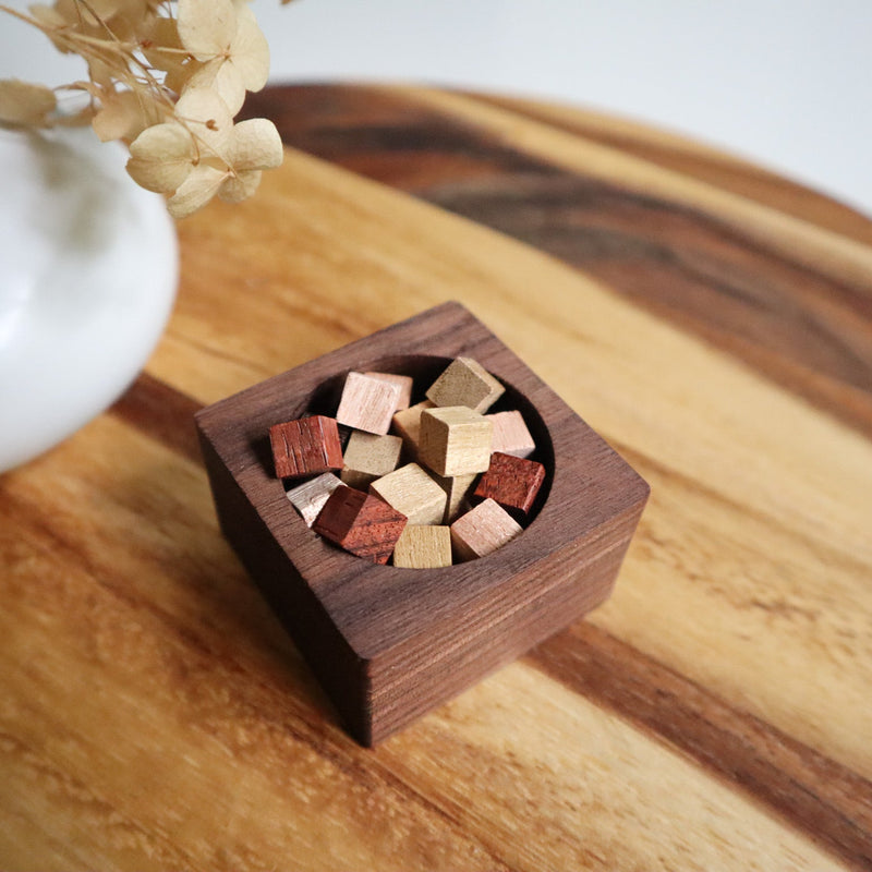 Scent Cube - Refillable Wooden Essential Oil Diffuser