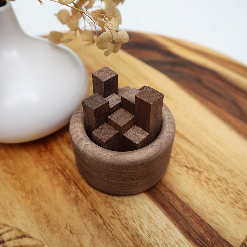 Set of 3 Hearth & Home Refillable Wooden Essential Oil Diffusers