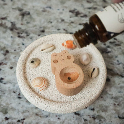 Frog - Wooden Essential Oil Diffuser | Incense Holder