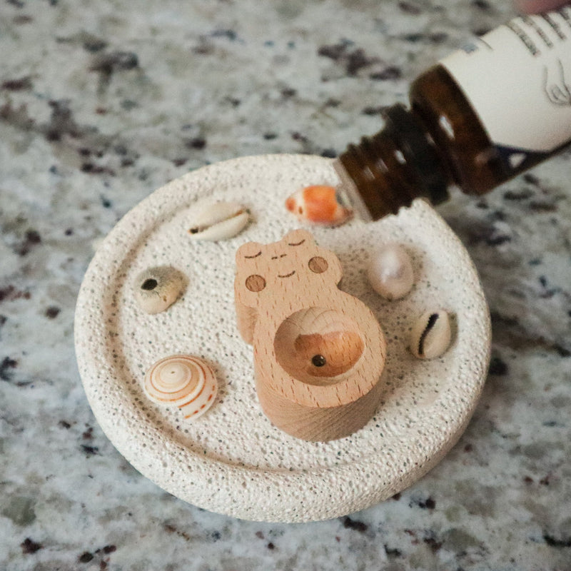 Frog - Wooden Essential Oil Diffuser | Incense Holder
