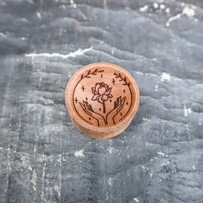 Hand Rose - Wooden Essential Oil Diffuser for Car