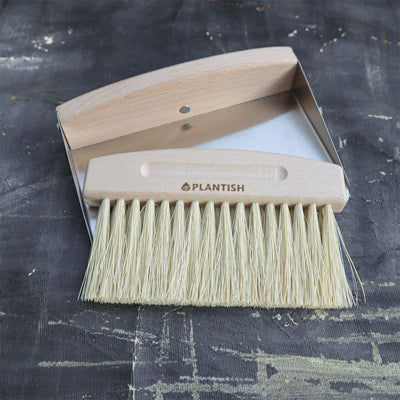 Portable Broom Set perfect for office table, keyboard and carseat. The sleek design makes it a perfect gift for housewarming or weddings.