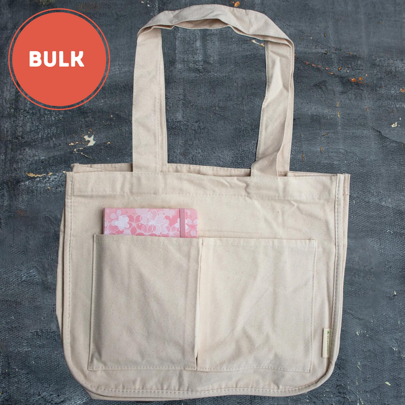 [BUY BULK] Multi-Pocket Tote Bag