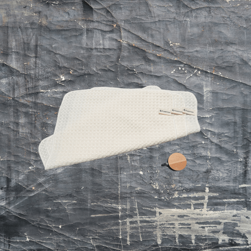 Bamboo Kitchen Cloths + Hook