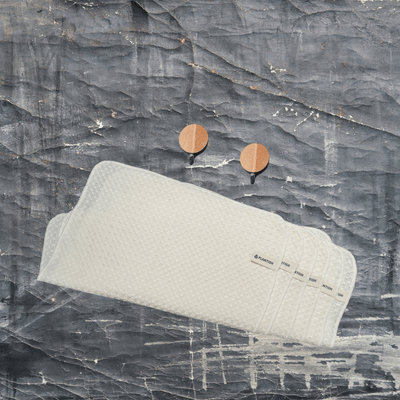 Bamboo Kitchen Cloths + Hook