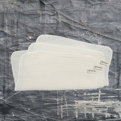 Bamboo Kitchen Cloths + Hook