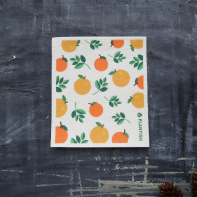 Orange - Swedish Sponge Cloth