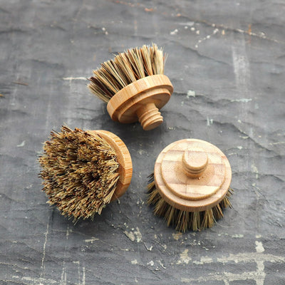 Set of 3 of our Refillable Sisal and Palm Pot Scrubber