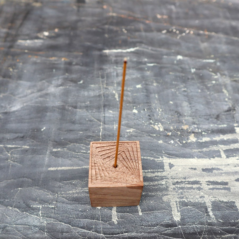 Patterns of Peace - Wooden Essential Oil Diffuser | Incense Holder