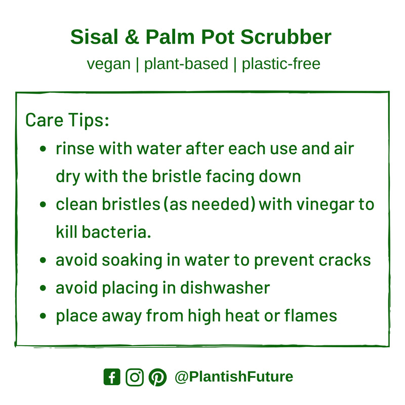 [BUY BULK] Sisal & Palm Pot Scrubber