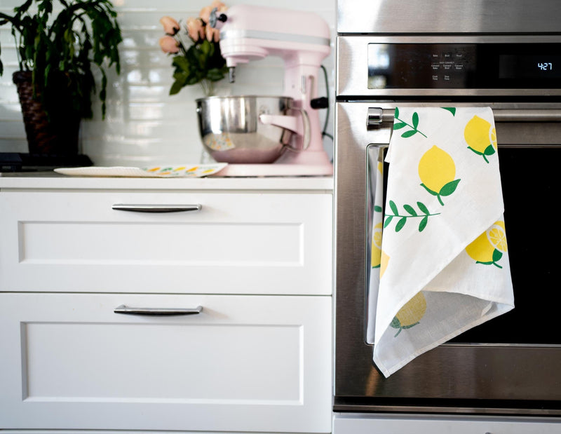 Swedish Tea Towel | Drying Towels for Dish Hands Linen Kitchen Towel Sponge Set | Zero Waste Kitchen Housewarming Gifts Decor | Plantish
